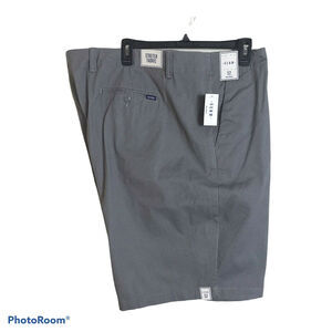 ROWM Shorts Gray Print Flat Front Walking Stretch Fabric Size 52 Big Man $46